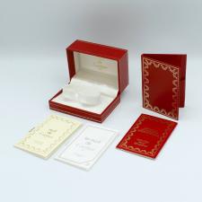 Ladies Cartier Tank Vermeil 78373 Argent Plaque case with Cream dial