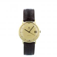 Gents Omega Geneve 132.019SP G/P case with Gilt dial