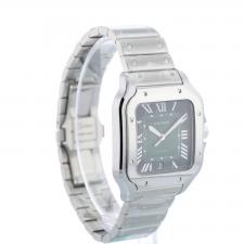 Gents Cartier Santos WSSA0062 Steel case with Green dial
