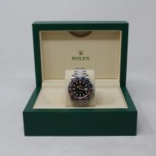 Gents Rolex GMT Master II 126710BLRO Steel case with Black dial