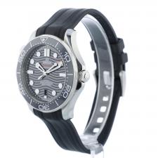 Gents Omega Seamaster Co-Axial 21032422001001 Steel case with Black Wave dial