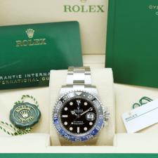Gents Rolex GMT Master II 126710BLNR Steel case with Black dial