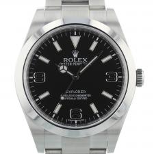 Gents Rolex Explorer 214270 Steel case with Black dial