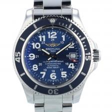 Gents Breitling Super Ocean II 42 A1736501 Steel case with Blue dial