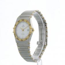 Gents Omega Constellation 1310.20.00 18ct Yellow Gold   Stainless Steel case with White dial
