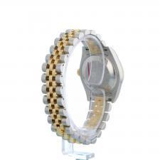 Ladies Rolex DateJust 31 178273 18ct Yellow Gold   Stainless Steel case with Black Diamond Set  dial