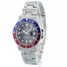 Gents Rolex GMT 16750 Stainless Steel case with Black dial