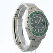 Gents Rolex Submariner Date 116610LV Steel case with Green dial