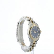 Ladies Rolex Datejust 69173 18ct Yellow Gold   Stainless Steel case with Gilt   Diamond dial