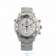 Gents Omega Seamaster Chrono 25893000 Steel case with Silver dial