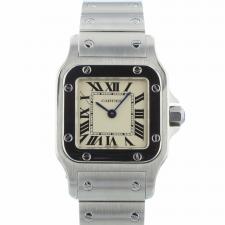 Ladies Cartier Santos 1565 Steel case with White dial