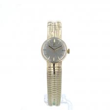 Ladies Omega 7115505 7115505  9 CT case with Silver dial