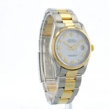 Gents Rolex Datejust 16203 18ct Yellow Gold   Stainless Steel case with White dial