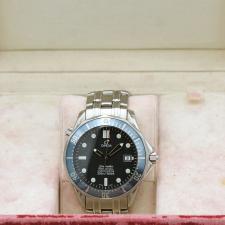 Gents Omega Seamaster 25318000 Steel case with Blue Wave dial