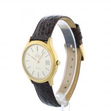 Gents Omega MegaQuartz 192.0027 G/P case with Silver dial