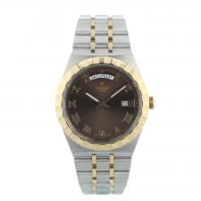 Gents Tudor Tudor Royal 28603 Gold Plated   Stainless Steel case with Chocolate dial