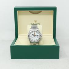 Gents Rolex Explorer II 216570 Steel case with White dial