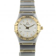 Ladies Omega Constellation 1262.30.00 18ct Yellow Gold   Stainless Steel case with Cream dial