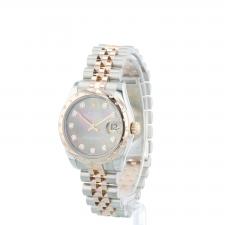 Ladies Rolex DateJust 31 178341 18ct Rose Gold   Stainless Steel case with MOP Diamond dial