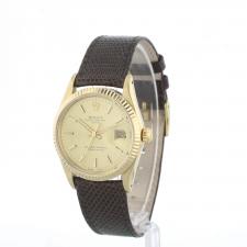 Gents Rolex Oyster Perpetual Date 15037 14CT case with Champagne  dial