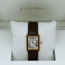 Ladies Cartier 3168 18ct Yellow Gold Stainless Steel case with Silver dial
