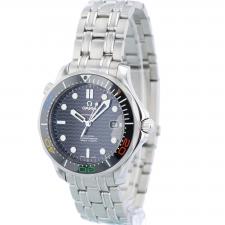 Gents Omega Seamaster 52230412001001 Stainless Steel case with Black Wave dial