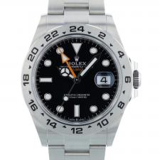 Gents Rolex Explorer II 226570 Stainless Steel case with Black dial