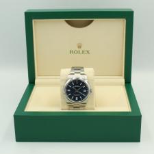 Gents Rolex Oyster Perpetual 41 124300 Stainless Steel case with Blue dial