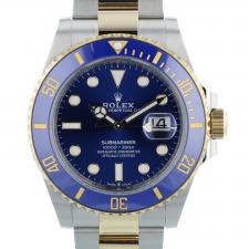 Gents Rolex Submariner Date 126613LB 18ct Yellow Gold Stainless Steel case with Blue dial