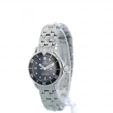 Ladies Omega  21230286101001 Steel case with Black Wave dial