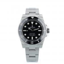 Gents Rolex Submariner Non Date 114060 Steel case with Black dial