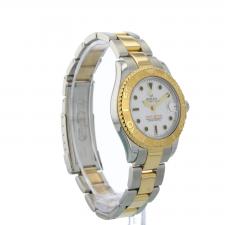 Gents Rolex Yacht-Master 68623 18ct Yellow Gold Stainless Steel case with White dial