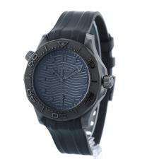 Gents Omega Seamaster 21092442001003 Black Ceramic case with Black Wave dial