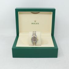 Ladies Rolex Datejust 179173 18ct Yellow Gold   Stainless Steel case with Black MOP Diamond dial