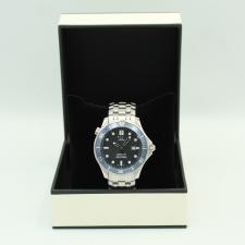 Gents Omega Seamaster 300 25418000 Steel case with Blue Wave dial