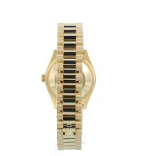 Ladies Rolex DateJust 31 278278 18ct Yellow Gold case with Dark Grey Diamond Set dial