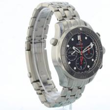 Gents Omega Seamaster Chrono 44 21230445001001 Steel case with Black dial