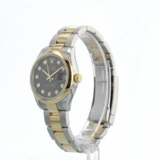 Ladies Rolex DateJust 31 278243 18ct Yellow Gold   Stainless Steel case with Dark Grey Diamond dial
