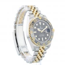 Gents Rolex GMT Master II 126713GRNR 18ct Yellow Gold Stainless Steel case with Black dial