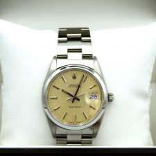 Gents Rolex OysterDate 6694 Steel case with Silver dial
