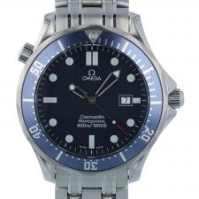 Gents Omega Seamaster 300 25418000 Steel case with Blue Wave dial
