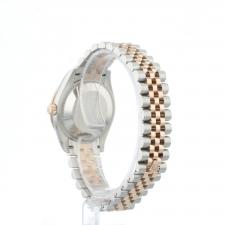 Ladies Rolex Datejust 31 278381RBR 18ct Rose Gold   Stainless Steel case with Chocolate Diamond Set dial