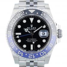 Gents Rolex GMT Master II 126710BLNR Stainless Steel case with Black dial
