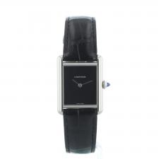 Gents Cartier Tank Must WSTA0072 Steel case with Black dial