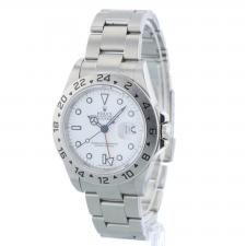 Gents Rolex Explorer II 16570 Steel case with White dial