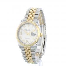 Gents Rolex Datejust 126233 18ct Yellow Gold   Stainless Steel case with Silver and Diamond dial