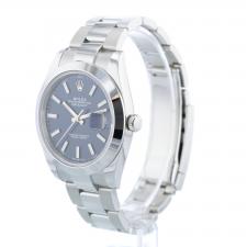 Gents Rolex Datejust 41 126300 Stainless Steel case with Blue dial