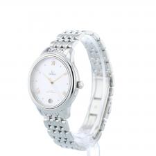 Ladies Omega DeVille 43410342005001 Stainless Steel case with White Mother of Pearl dial