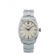 Gents Rolex Oyster . Stainless Steel case with White dial