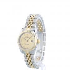 Ladies Rolex Lady-Datejust 26 179173 18ct Yellow Gold   Stainless Steel case with Gilt dial